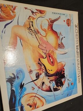 Direct Straits Live Alchemy Art Print - Blue & Orange